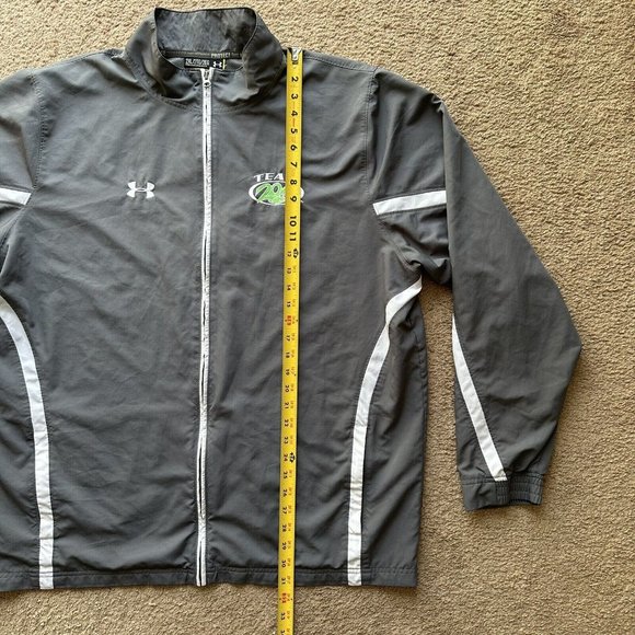 Under Armour Jacket Mens 2XL Windbreaker Full Zip Mock Neck Project This House - Picture 7 of 12